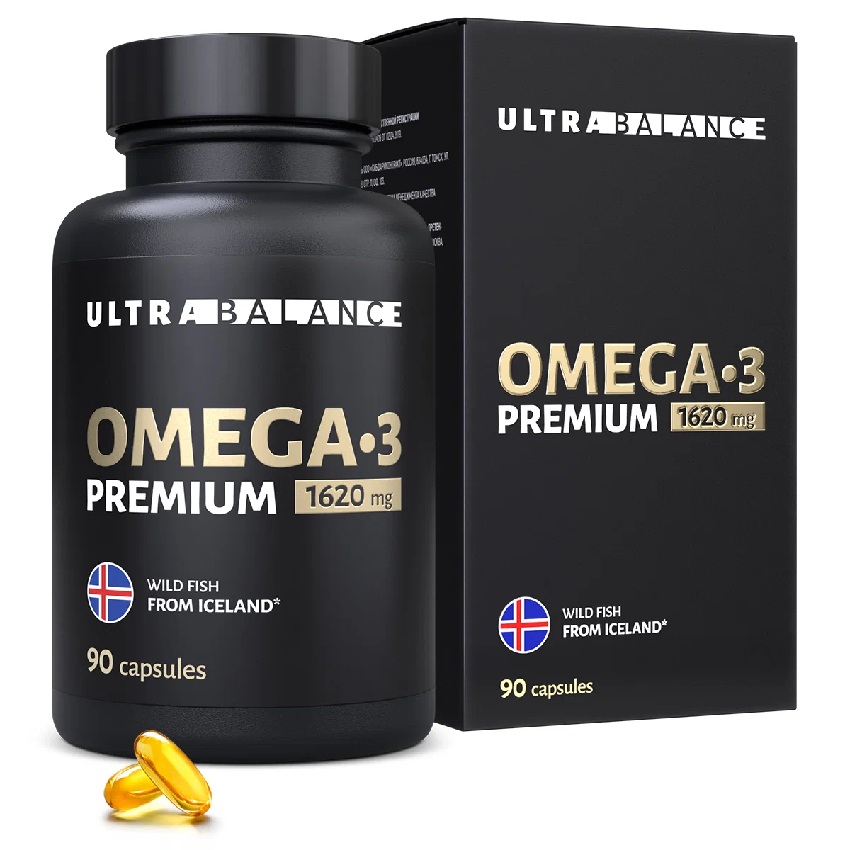 Omega-3 Premium капс., 1.62 г, 90 шт.