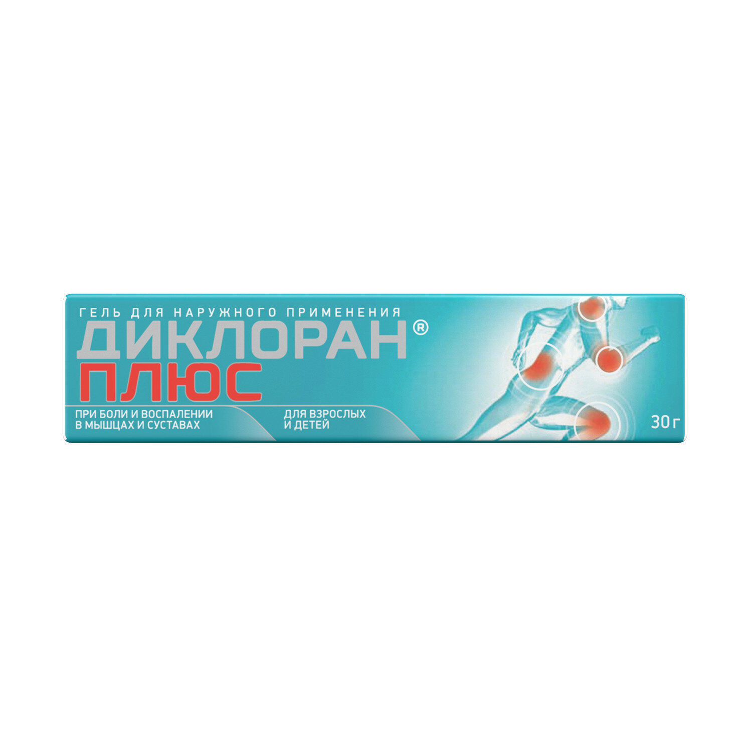 Диклоран плюс гель д/нар. прим., 30 г, 1 шт.