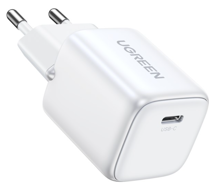 Сетевое зарядное устройство Ugreen CD319 Mini, 1 х USB-C PD 30W GaN FAST Charger (15326), цвет белый