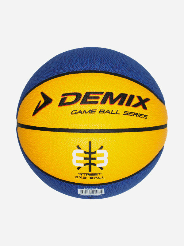 Мяч баскетбольный Demix, Желтый, размер 6 - фото №2