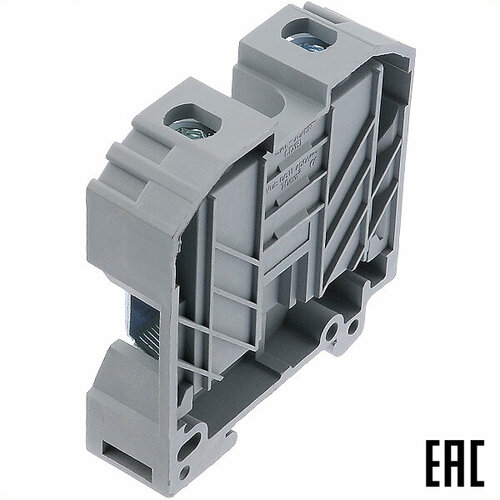 Клемма JXB 70/EN Grey винтовая серая 70мм2 192А 800В ширина 22мм