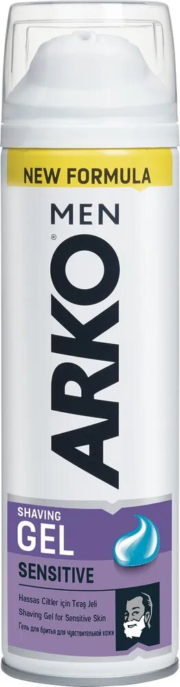 Пена для бритья Sensitive Arko, 200 мл