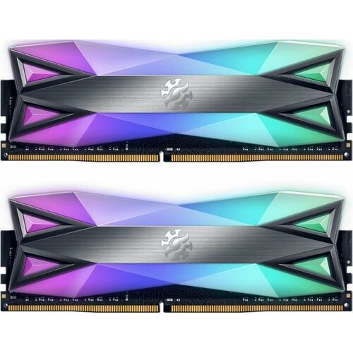 Оперативная память для компьютера 32Gb 2x16Gb PC4-28800 3600MHz DDR4 DIMM CL18 ADATA XPG Spectrix D60 RGB AX4U360016G18I-DT60 1060300₽