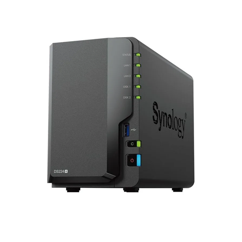 Накопитель сетевой (NAS) Synology DS224+, черный сетевой накопитель nas synology rs1221