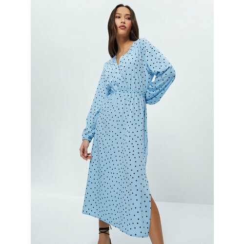 фото Платье zarina, размер s (ru 44), голубой