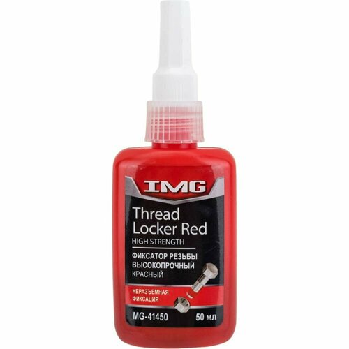 Фиксатор резьбовых соединений IMG сверхпрочный красный 50 мл MG-41450 2950₽