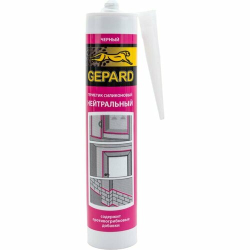Силиконовый нейтральный герметик Gepard CSS 764 gepard герметик силиконовый нейтральный css 764 бесцветный 280 мл с0000024453