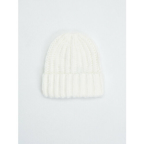 фото Шапка zarina, размер 56/, белый