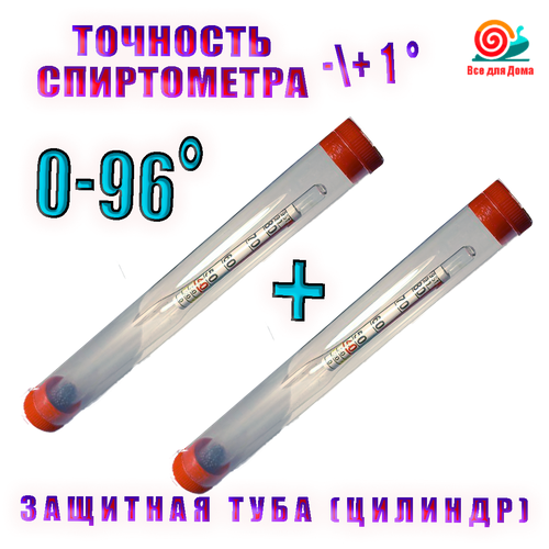 Спиртометр для самогона 2 шт 44400₽