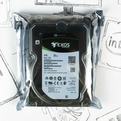 35 жесткий диск Seagate Exos 7E8 6Tb 1397700₽