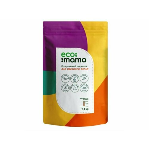 Стиральный порошок для цветного белья Ecomama