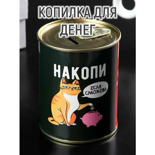 Копилка-банка металл 