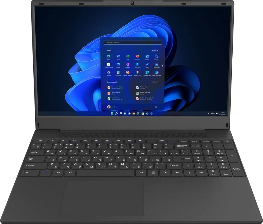 Ноутбук IRU Калибр 15TLG Core i5 1155G7 8Gb SSD256Gb Intel UHD Graphics 15.6" IPS FHD (1920x1080) Windows 11 trial (для ознакомления) black WiFi BT Cam 4000mAh (1914238)