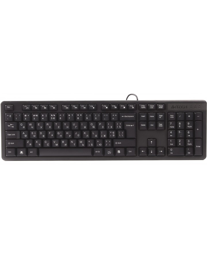 Клавиатура A4TECH KK-3, USB, черный [kk-3 usb (black)] - фото №4