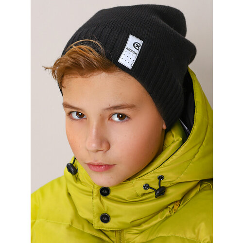 фото Шапка noble people, размер 54-56, черный