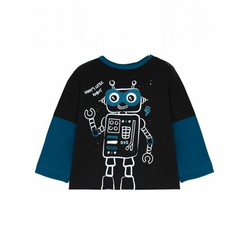 фото Лонгслив beba kids, размер 92, синий