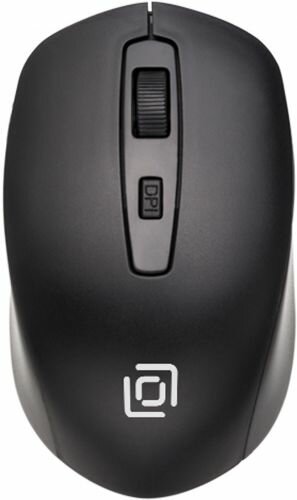 Мышь Wireless Oklick 690MW черная, оптическая (1600dpi) USB (6but)