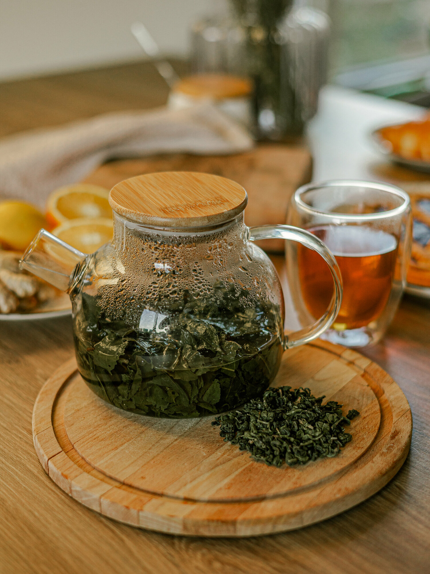 Чай зеленый ANTIOXIDANT CHINESE GREEN TEA KejoTea, 100гр - фотография № 10