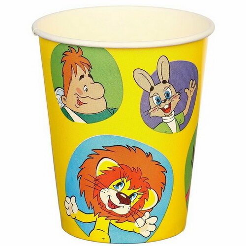 Стакан бумажный С Днем Рождения 250 мл 10 шт 401₽