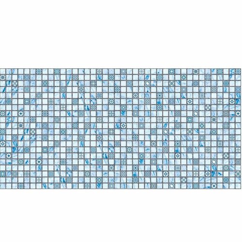 Панель ПВХ пластмаркет Мозаика Лазурь 960485 мм 232₽
