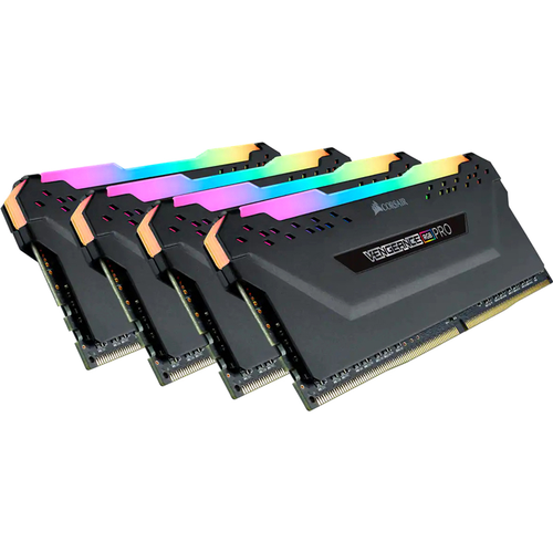 32GB Corsair DDR4 VENGEANCE RGB PRO Heatspreader CMW32GX4M4D3600C18 3600MHz kit 4x8GB DIMM Unbuffered 18-22-22-42 XMP 20 1510000₽
