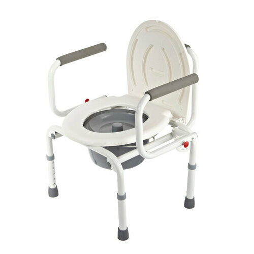 Кресло-стул с санитарным оснащением без колес WC DeLux