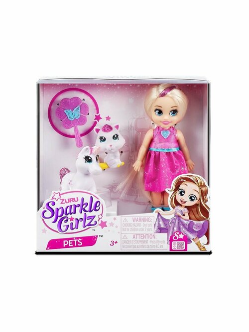 Игровой набор ZURU Sparkle Girlz Принцесса с питомцами