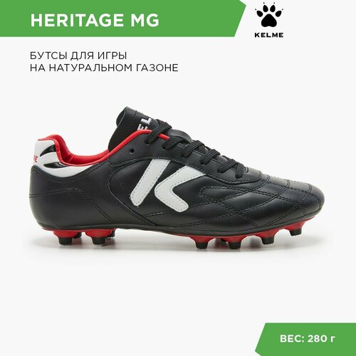 фото Бутсы kelme, размер 40 eur/ 07 usa, черный, белый