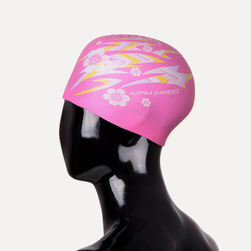 Изображение товара Шапочка для плавания Alpha Caprice Cf-3, силиконовая, pink28