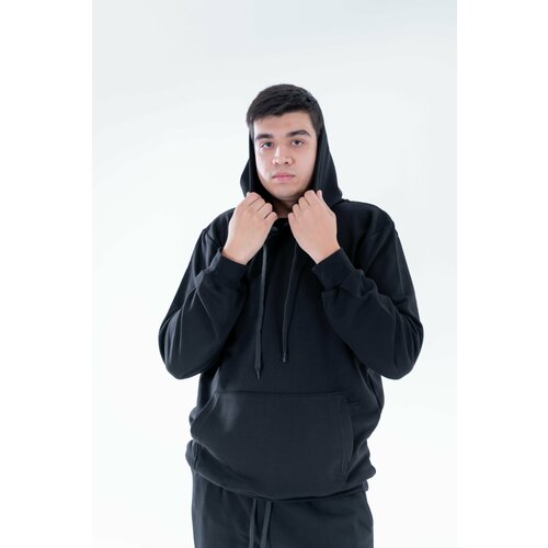фото Толстовка karim, размер 48, черный