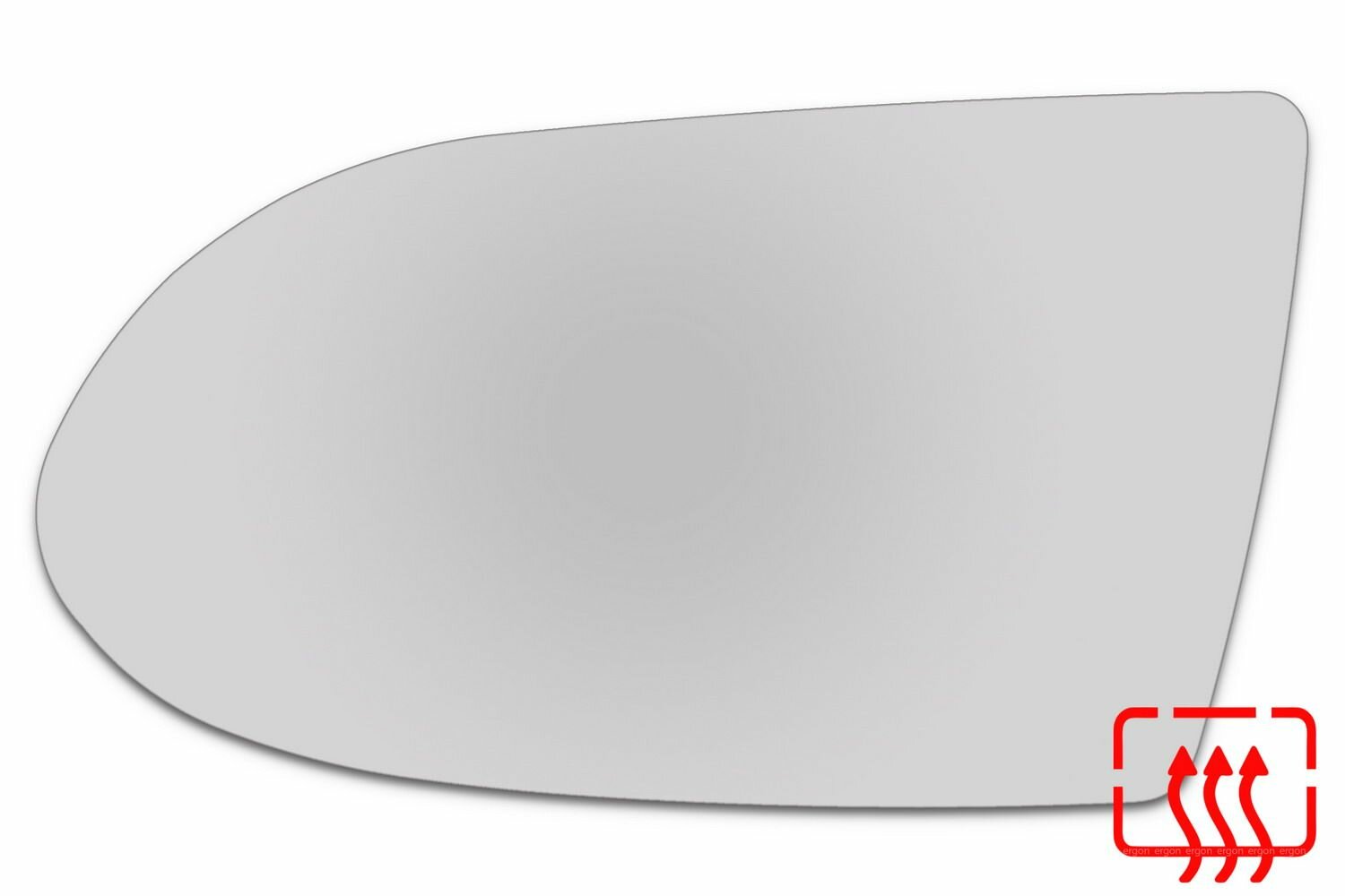 Зеркальный элемент левый OPEL Zafira A (99-06) сфера нейтральный с обогревом