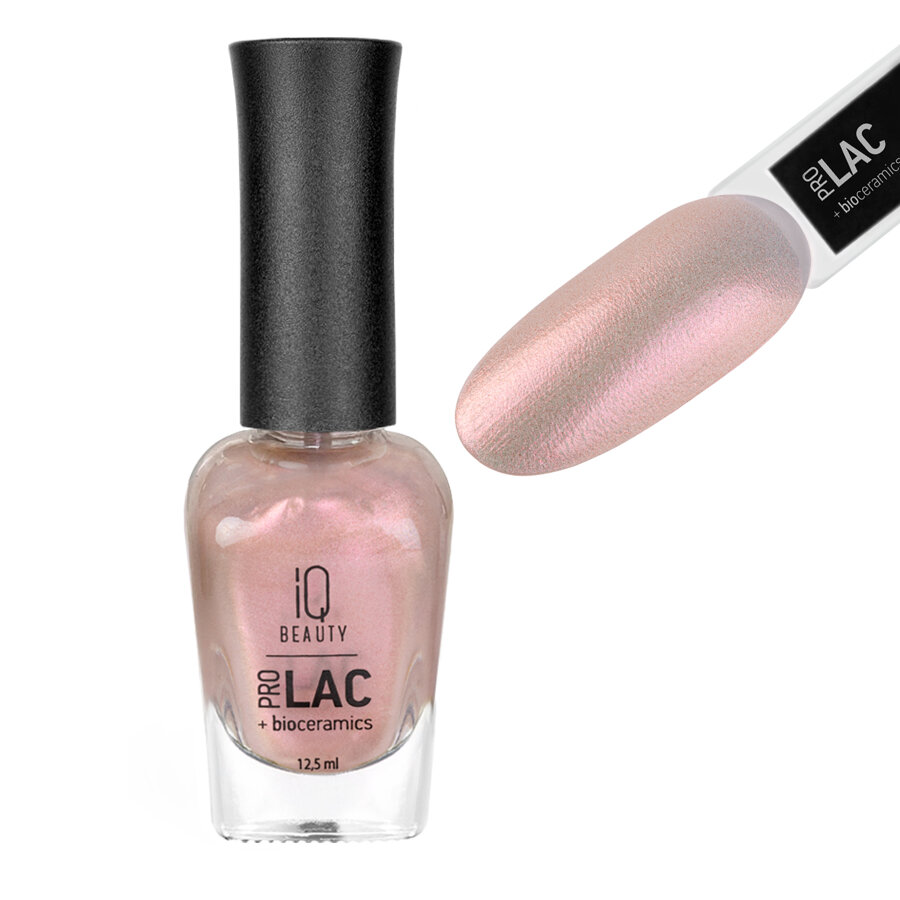 Лак для ногтей IQ Beauty, ProLac + Bioceramics, 082 Peach bellini