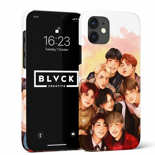 Чехол для IPhone 13 с рисунком Bangtan Boys / Накладка с принтом BTS