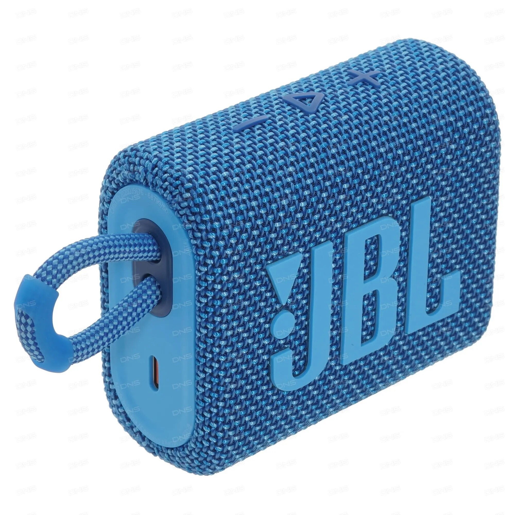 Портативная акустика JBL Go3 Eco Blue - фото №1