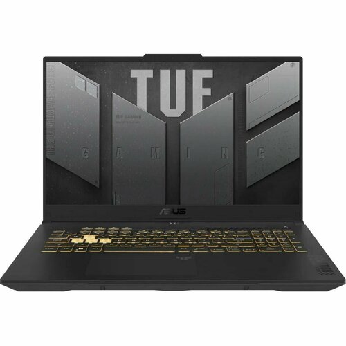 Игровой ноутбук ASUS TUF Gaming F17 FX707ZC4-HX056, 17.3 (1920x1080) IPS 144Гц/Intel Core i7-12700H/16ГБ DDR4/1ТБ SSD/GeForce RTX 3050 4ГБ/Без ОС, серый (90NR0GX1-M003H0) ноутбук asus tuf gaming f17 fx706heb hx171w 1920x1080 intel core i5 11400h 2 7 ггц ram 16 гб ssd 512 гб nvidia geforce rtx 3050 ti windows 11 home 90nr0714 m002k0 черный