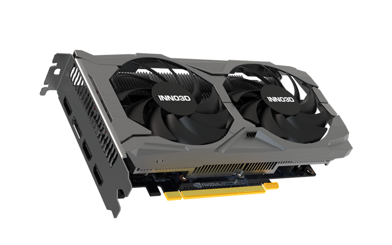 Видеокарта INNO3D GTX 1650 Twin X2 OC V3//GTX1650 3*DP+HDMI 4G D6 (N16502-04D6X-171330N)