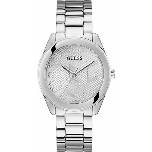 Наручные часы GUESS, серебряный наручные часы guess w1263g1 серебряный черный