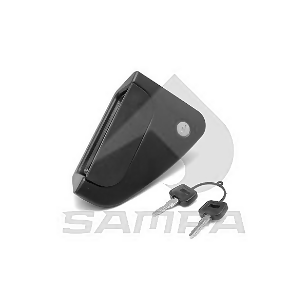 SAMPA 051.360 (051360_SA) ручка двери левая с личинкой и ключами \daf f / cf65 / 75 / 85