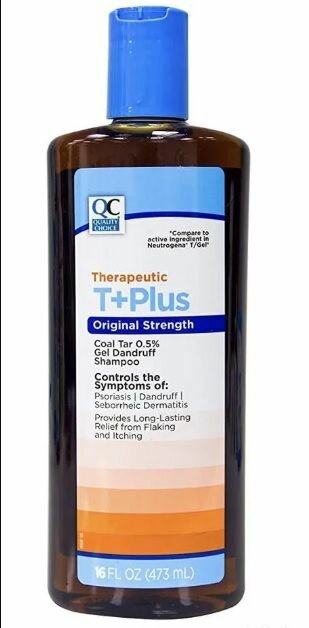 T/GEL Quality Choice Therapeutic T+Plus Original Strength Coal Tar 0.5% Шампунь от псориаза, перхоти, себореи и дерматита