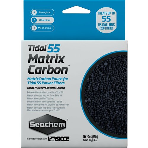 добавка seachem acid buffer для снижения ph 70гр 2гр на 80л Уголь Seachem Matrix Carbon для рюкзачного фильтра Tidal 55