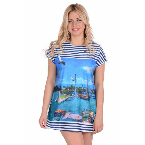 Туника Неженка, размер 48, розовый