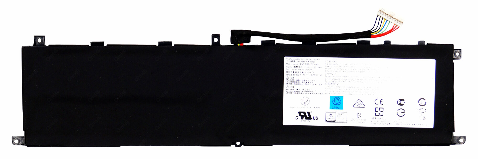 Аккумулятор для MSI GS75 PS63 GS65 PS63-8M GS65-8RE GE63-8RF WS65-8SK GS75 Stealth 9SF (BTY-M