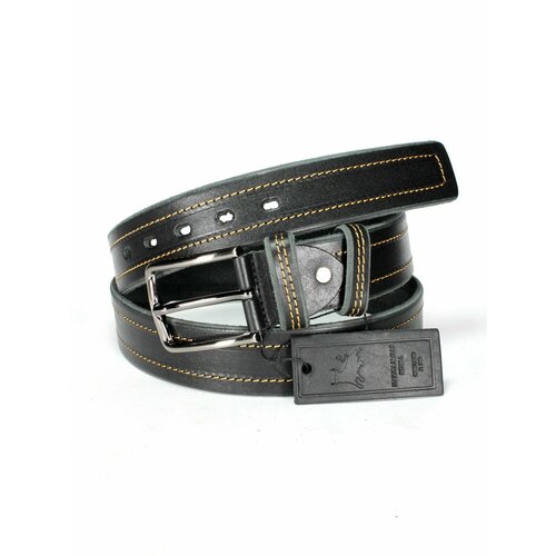 фото Ремень premium belt, размер 120, черный