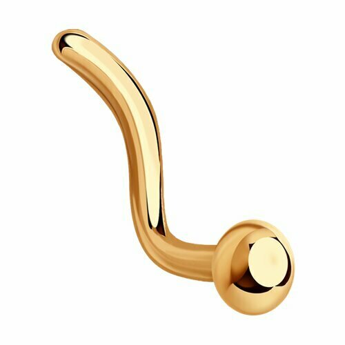 Пирсинг Diamant, красное золото, 585 проба, средний вес 0.18 гр.