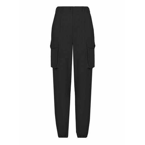 Брюки карго  MOSCHINO JEANS, размер 42, черный