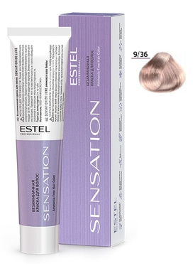 ESTEL PROFESSIONAL, DE LUXE SENSATION, Безаммиачная краска для волос 9/36, блондин золотисто-фиолетовый, 60 мл