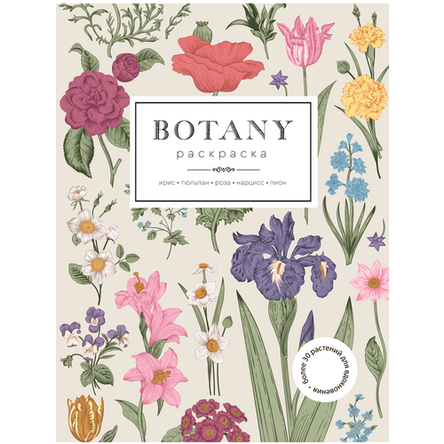 фото Botany (ботаника). раскраска для развития творчества и вдохновения желудь