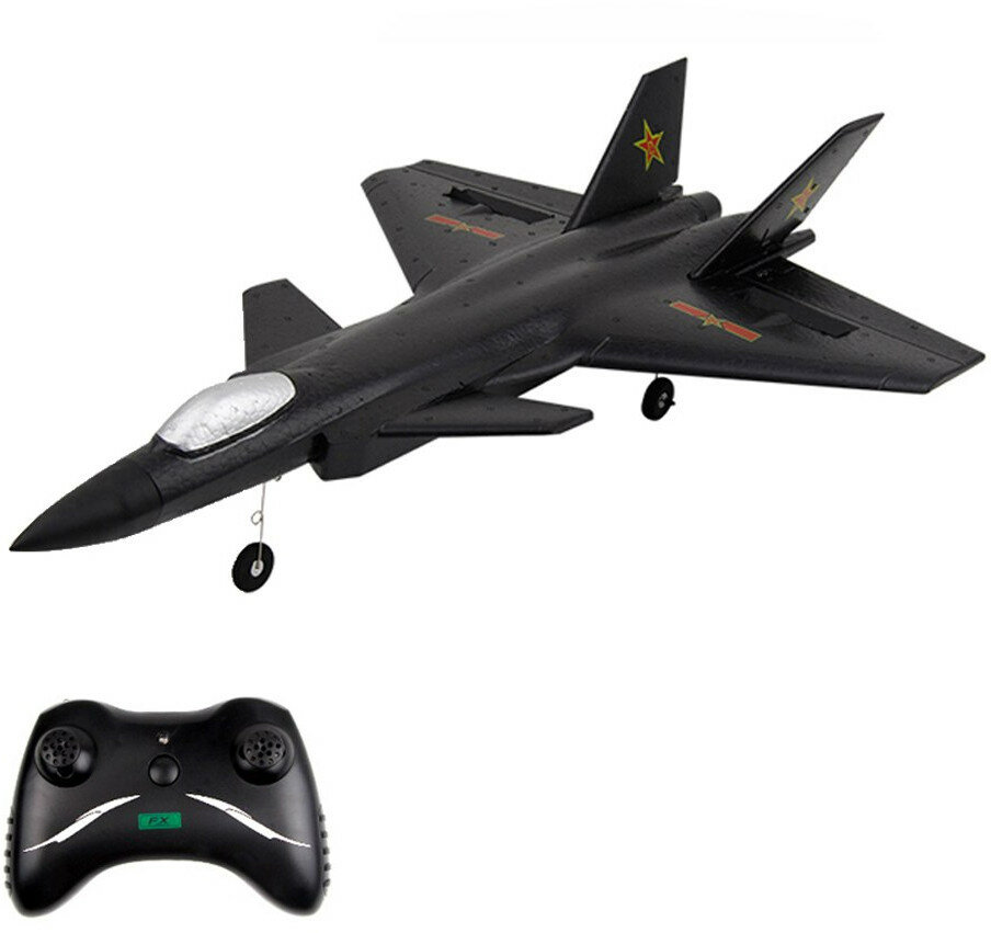 Радиоуправляемый самолет Fei Xiong J-20 RTF 2.4G - FX830-BLACK