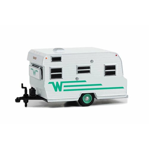 Trailer кемпер-трейлер winnebago travel trailer 216 1965 white with green stripe