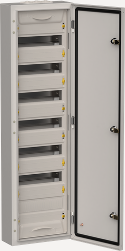 Изображение товара TITAN 5 Корпус металлический ЩРн-84 (1х84) 1085х310х140мм IP54 серый (одна дверь) IEK